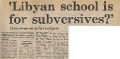 19820507 LIBYAN SCHOOL SUBVERSIVES CN